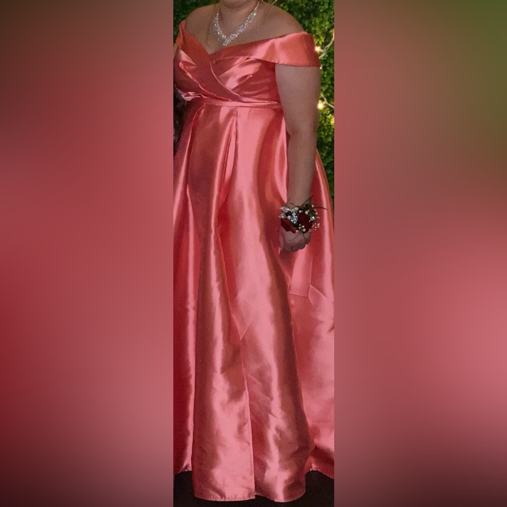 Elegant Pink/Coral Dress